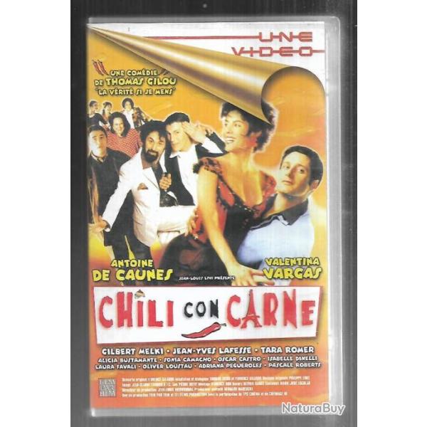 chili co carne antoine de caunes, lafesse, valentina vargas , gilbert melki , com�die vhs