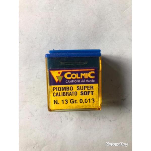 1 bo�te de plomb n 13 rond soft p�che au coup Colmic