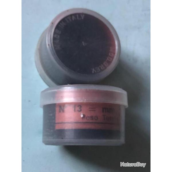 1 bo�te de plomb n 13 rond p�che au coup troph�e