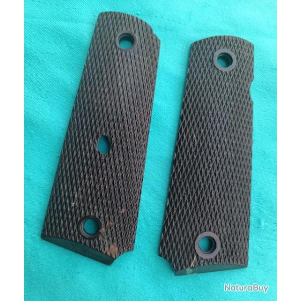 Plaquettes bak�lite colt 45 seconde guerre