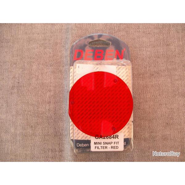 FILTRE ROUGE DEBEN REF. GA2684R DIAM. 74MM POUR LAMPE