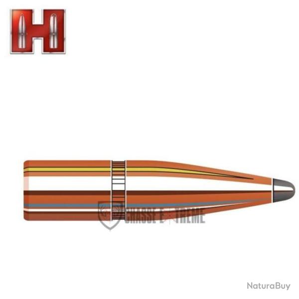 100 Ogives HORNADY cal 270 130Gr InterLock Sp
