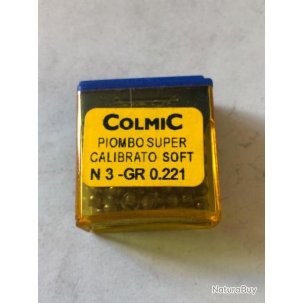 1 bo�te de plomb n 3 rond p�che au coup Colmic