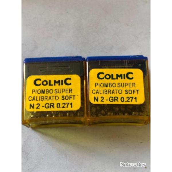 2 bo�te de plomb n 2 rond p�che au coup Colmic