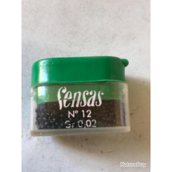 1 bo�te de plomb n 12 peint rond p�che au coup Sensas