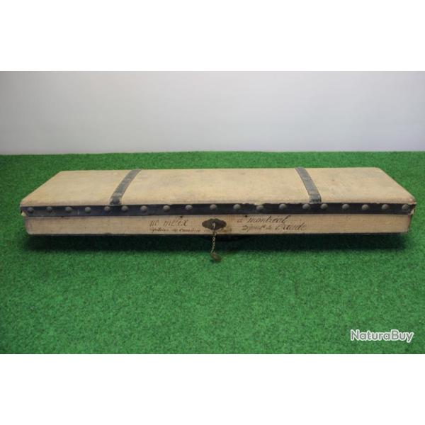 MALLETTE  DE FUSIL DE CHASSE D'UN CAPITAINE DE DRAGONS   19 �ME