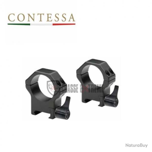 Colliers CONTESSA pour Rail 22mm Diam 30mm Hauteur 19mm