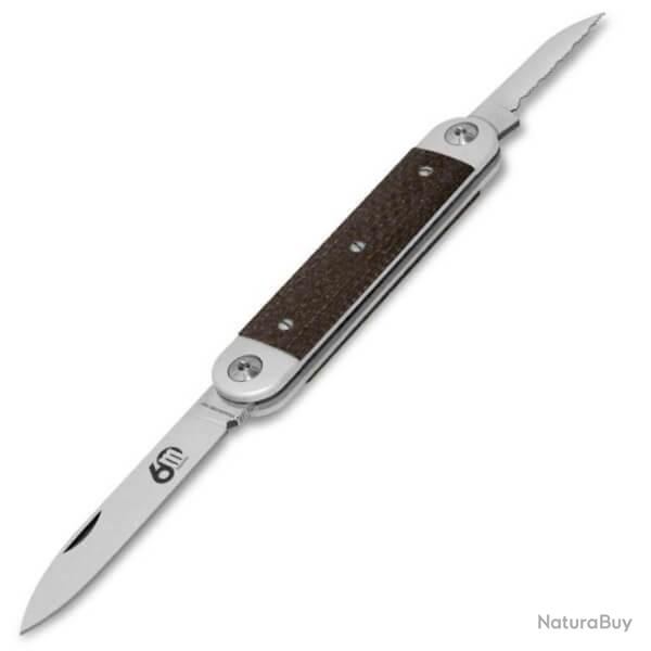 Couteau pliant Maserin gamme "Sessantesimo" marron 195.MCM