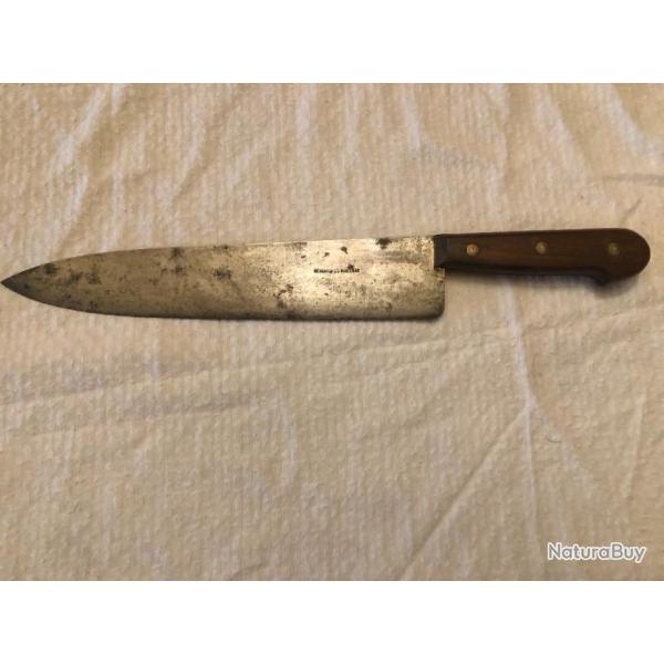 ancien tres grand couteau messagerie maritimes