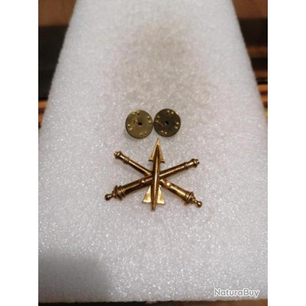 collars officier arm�e us ARTILLERY ANTI A�RIENNE ww2 ORIGINAL 2