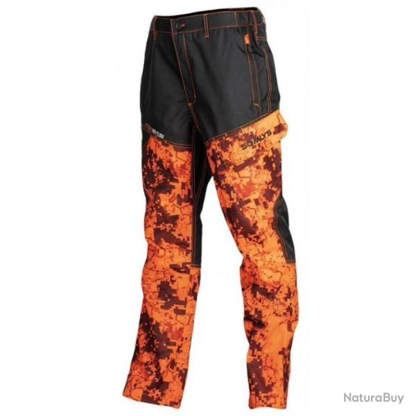 PANTALON renforc� SPIRIT DIGITAL ORANGE 598N somlys