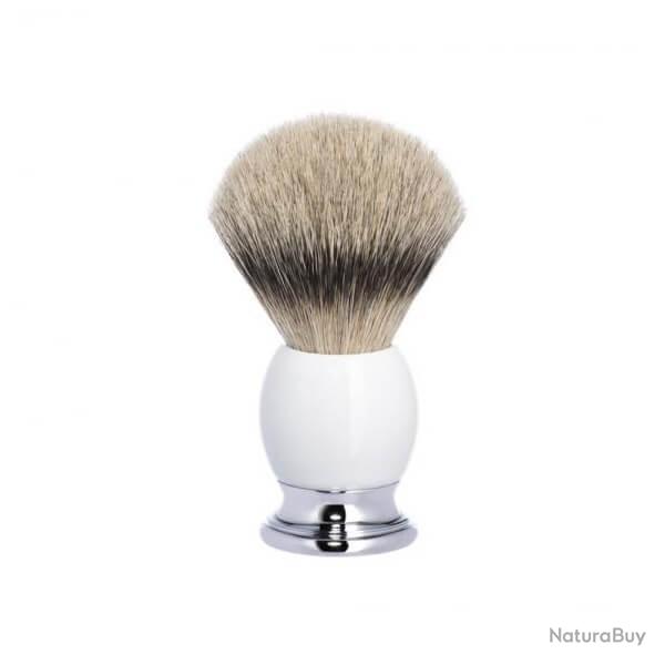 Blaireau Muhle gamme Sophist Pur argent porcelaine