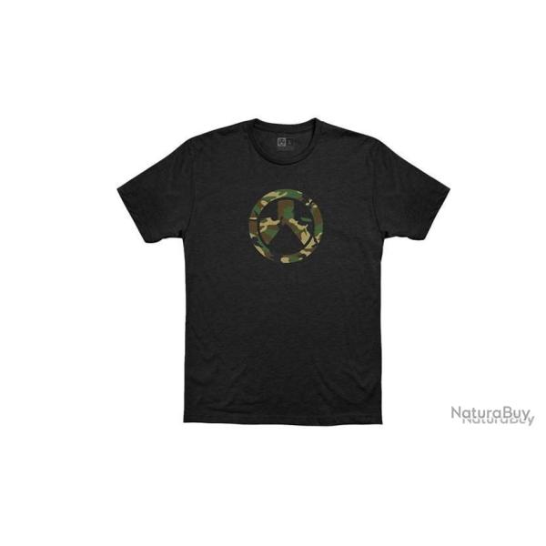 T shirt WOODLAND CAMO Noir MAGPUL
