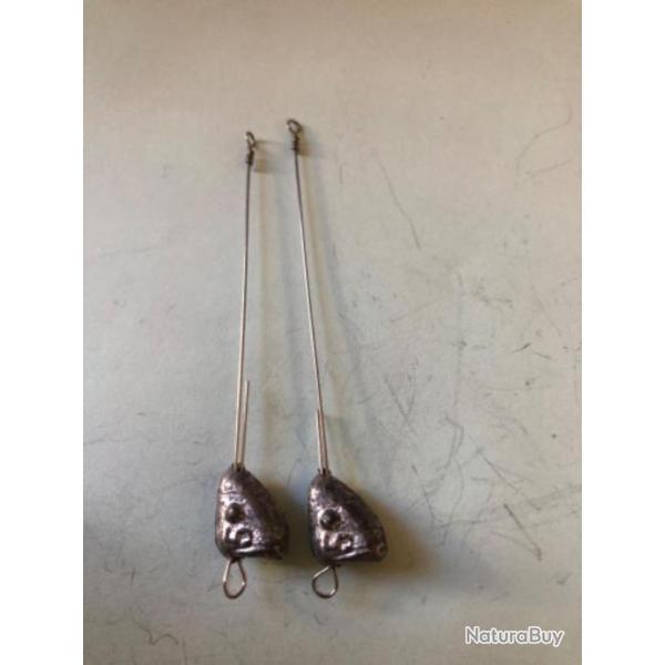 2 plomb lancer bateau gros avec avan�on 5 gr d�montable p�che carnassier