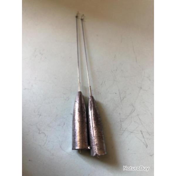 2 plomb lancer conique avec avan�on 12 gr d�montable p�che cuill�re carnassier lemer