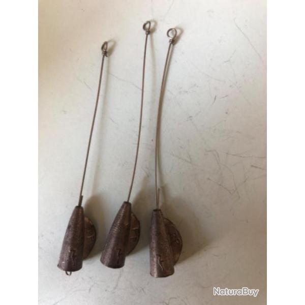3 plomb lancer gouvernail avec avan�on 7 gr d�montable p�che TRUITE lemer