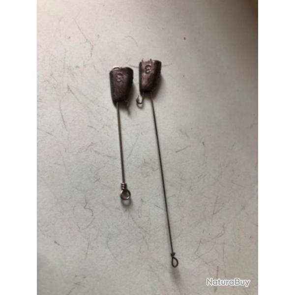 2 plomb lancer bateau avec avan�on 3 gr d�montable p�che carnassier lemer