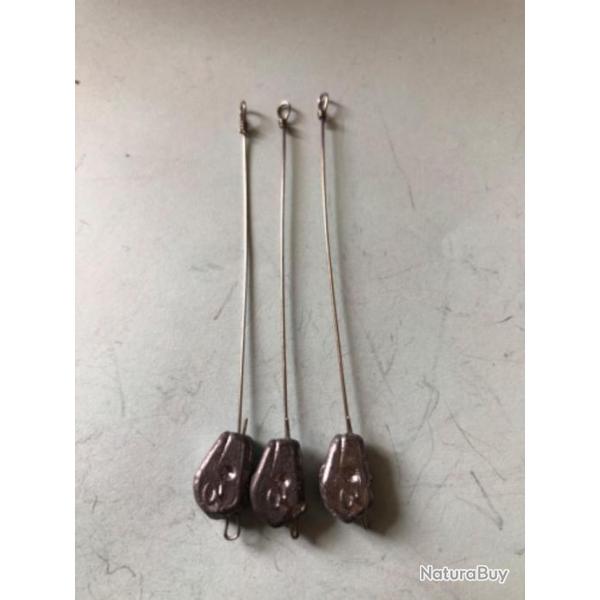 3 plomb lancer bateau gros avec avan�on 3 gr d�montable p�che carnassier lemer