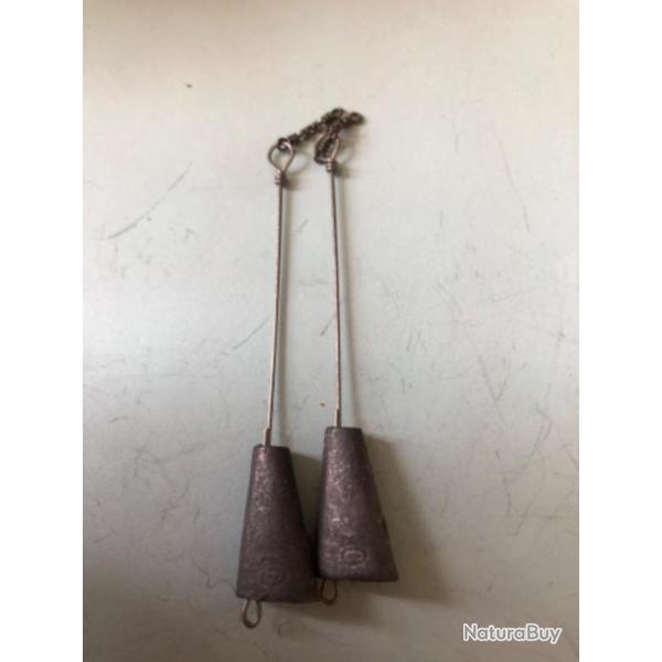 2 plomb lancer bateau avec avan�on 10 gr d�montable p�che CARNASSIER