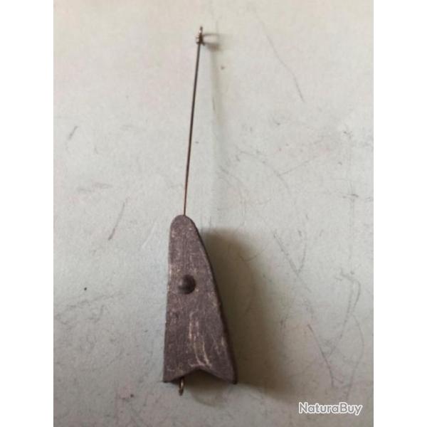 1 plomb lancer t�te de poisson avec avan�on 7 gr d�montable p�che carnassier lemer