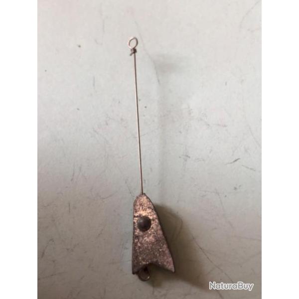 1 plomb lancer t�te de poisson pm avec avan�on 4 gr d�montable p�che carnassier lemer
