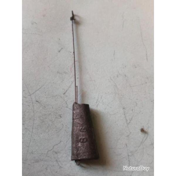 1 plomb lancer bateau avec avanon 8 gr dmontable pche truite lemer