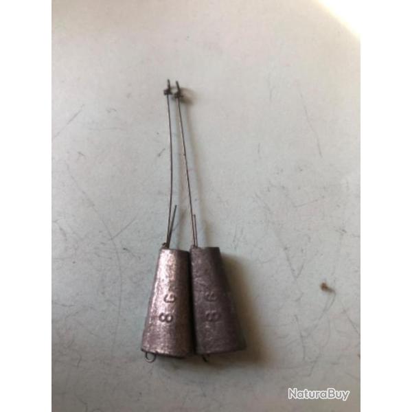 2 plomb lancer bateau avec avan�on 8 gr d�montable p�che carnassier lemer