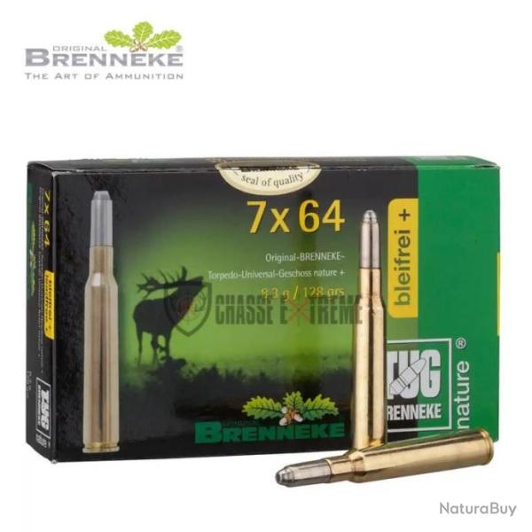 20 Munitions BRENNEKE TUG Nature 128gr Cal 7x64