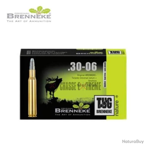 20 Munitions BRENNEKE TUG Nature 147gr Cal 30-06