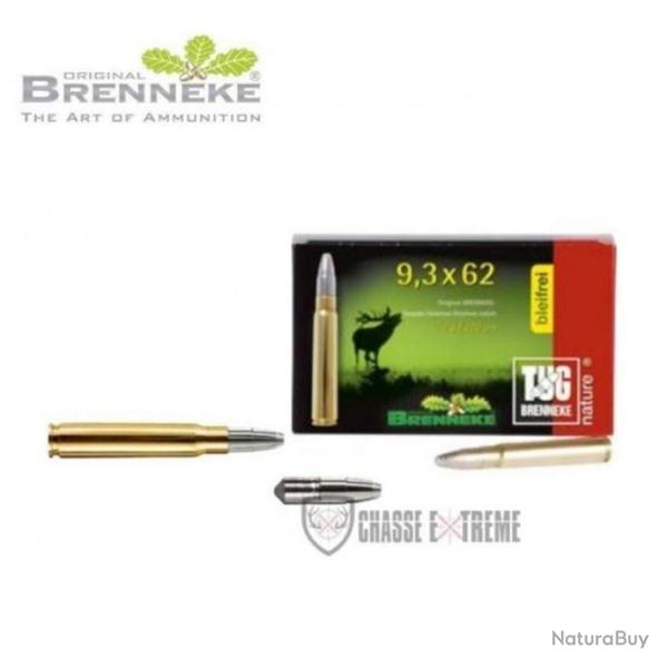 20 Munitions BRENNEKE TUG Nature 293 gr Cal 9,3x62