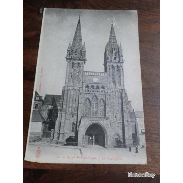 CP  dpt  29 SAINT POL DE LEON  BASILIQUE