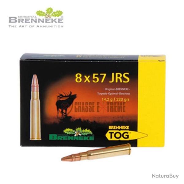 20 Munitions BRENNEKE TOG 220gr Cal 8x57JRS