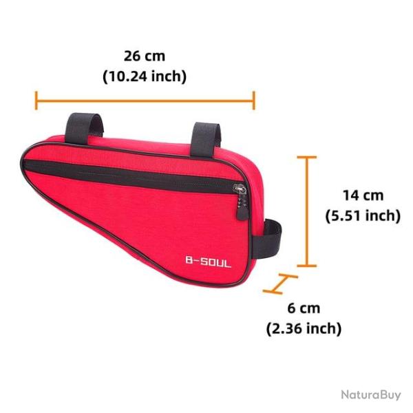 Sac de v�lo Triangle V.Rouge