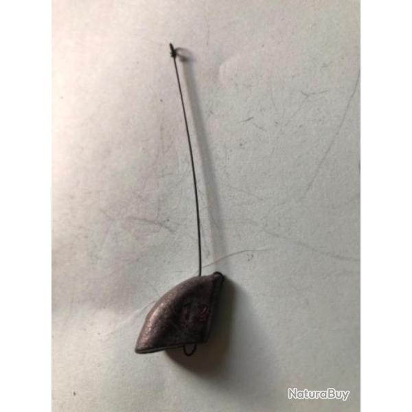 1 plomb lancer bateau avec avan�on 12 gr d�montable p�che truite lemer