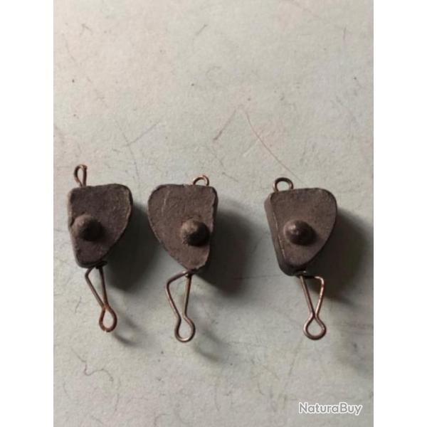 3 plomb lancer bateau a anneau 5 gr p�che carnassier lemer