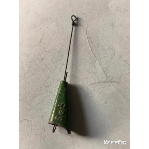 1 plomb lancer bateau avec avan�on 6,50 gr d�montable peint p�che truite lemer