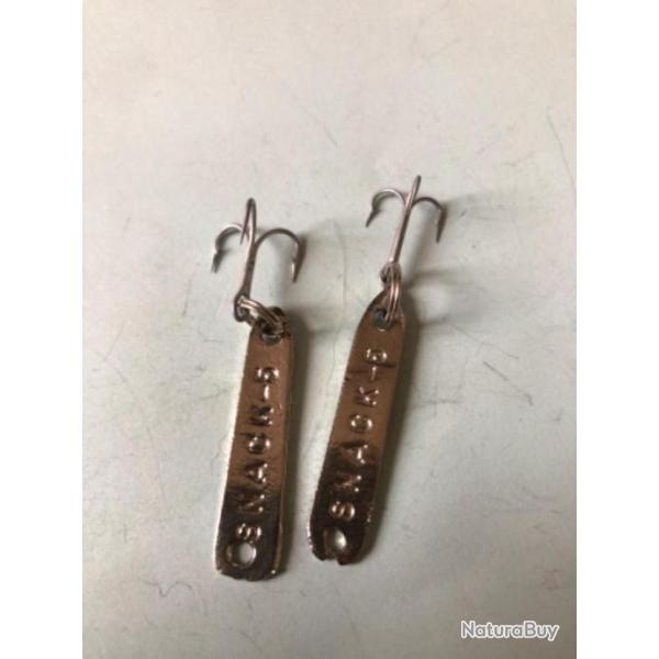 2 cuill�re snack 4 cm, 5 gr, nickel� , p�che mer