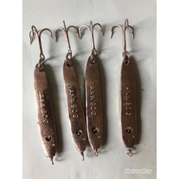 4 cuill�re Yann 10 cm, 90 gr, nickel� . p�che mer YANN