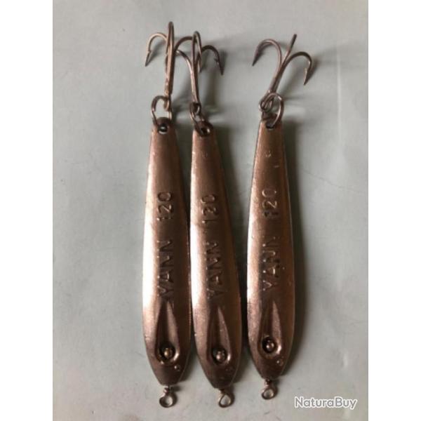 3 cuill�re Yann 12 cm, 120 gr, nickel� . p�che mer YANN