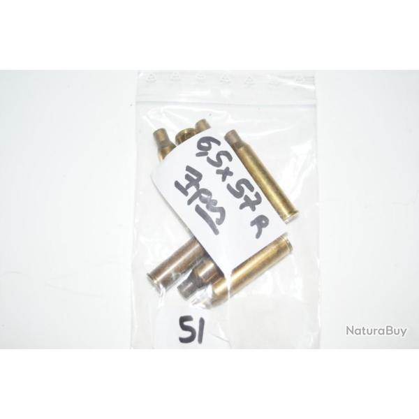 Lot de 7 douilles RWS de 6.5x 57R