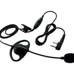 Casque avec micro PTT pour Kenwood s&eacute;ries TK et LJ