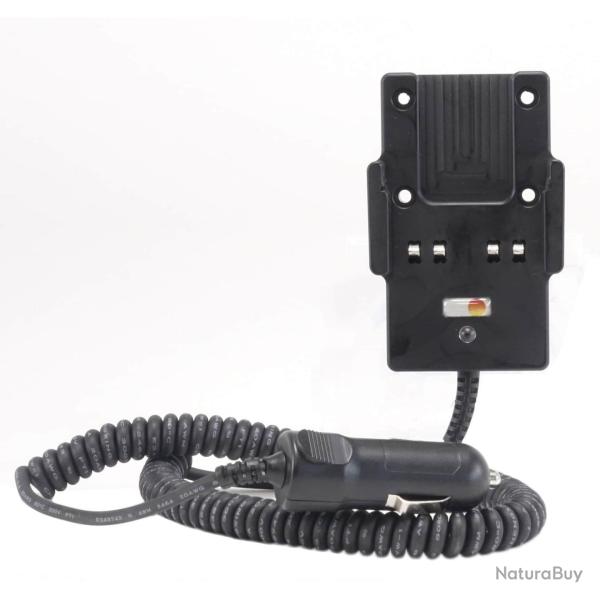 CHARGEUR VHICULE ALLUME-CIGARE 12/24V AVEC SUPPORT POUR PORTATIF IP503H