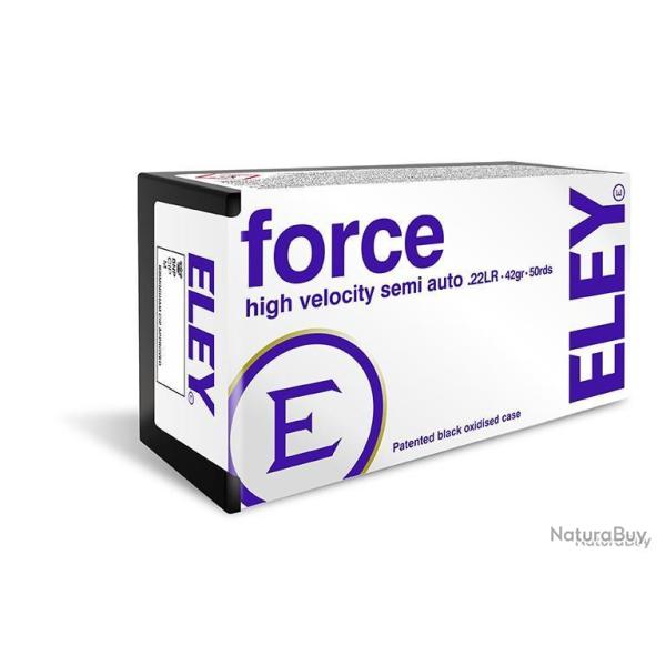 Cartouches ELEY Force cal. 22LR - lot de 500