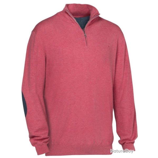 Pull de chasse col zipp� Winsley rose Club Interchasse