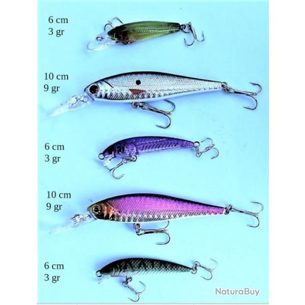 5 leurres divers types - LDAS 3