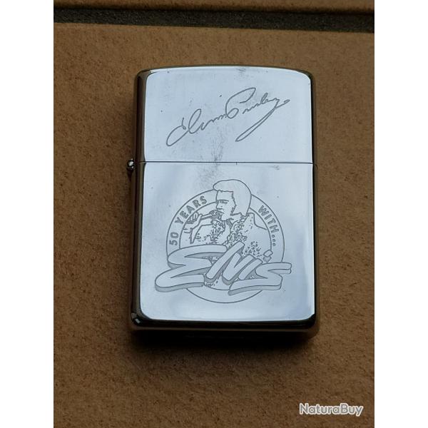 BRIQUET ZIPPO THEME CHANTEUR ELVIS PRESLEY  MODELE N1