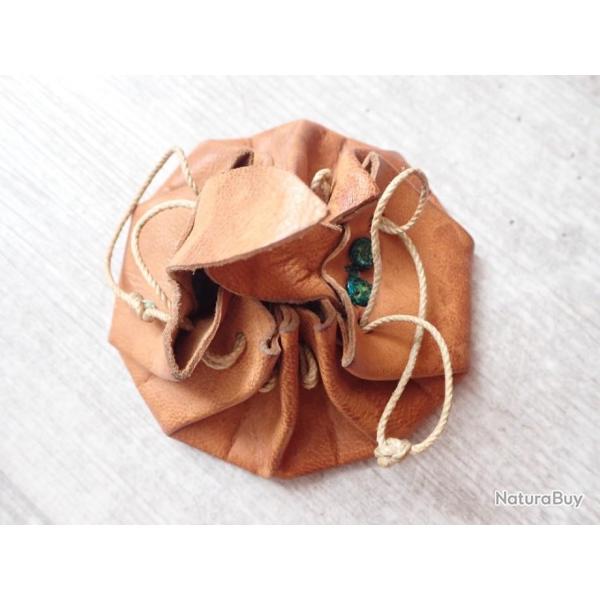 Bourse en cuir pour pistolet P49 - P210 ou K31 Suisse - Transport de pi�ces d�tach�es.