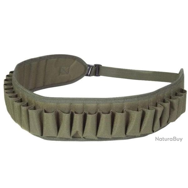 Cartouchi�re 26 cartouches de calibre 12 ou 20 Sangle R�glable 127 Cm KAKI