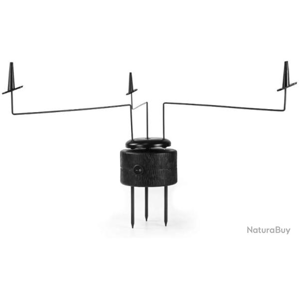 Tourniquet Man�ge � Pigeon Rotatif Aimant Rotatif Triple Pigeon Appelant Noir Pour la Chasse � Pile