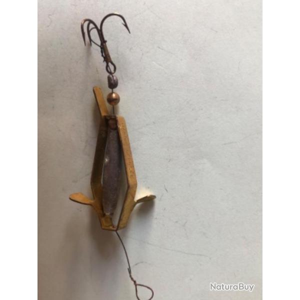 1 leurre heli devon 4 cm 7 gr p�che ancien collection CARNASSIER tortue
